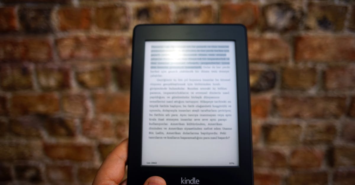 person reading ebook tablet