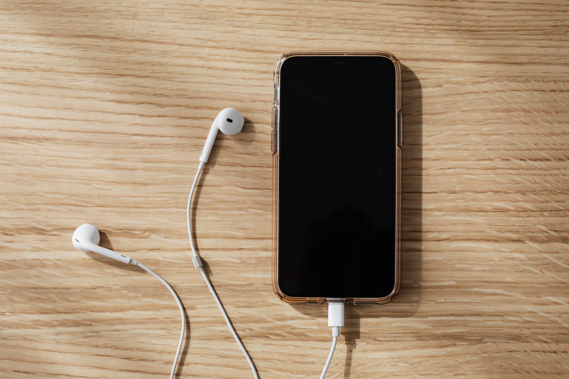 smartphone audiobook listening earphones