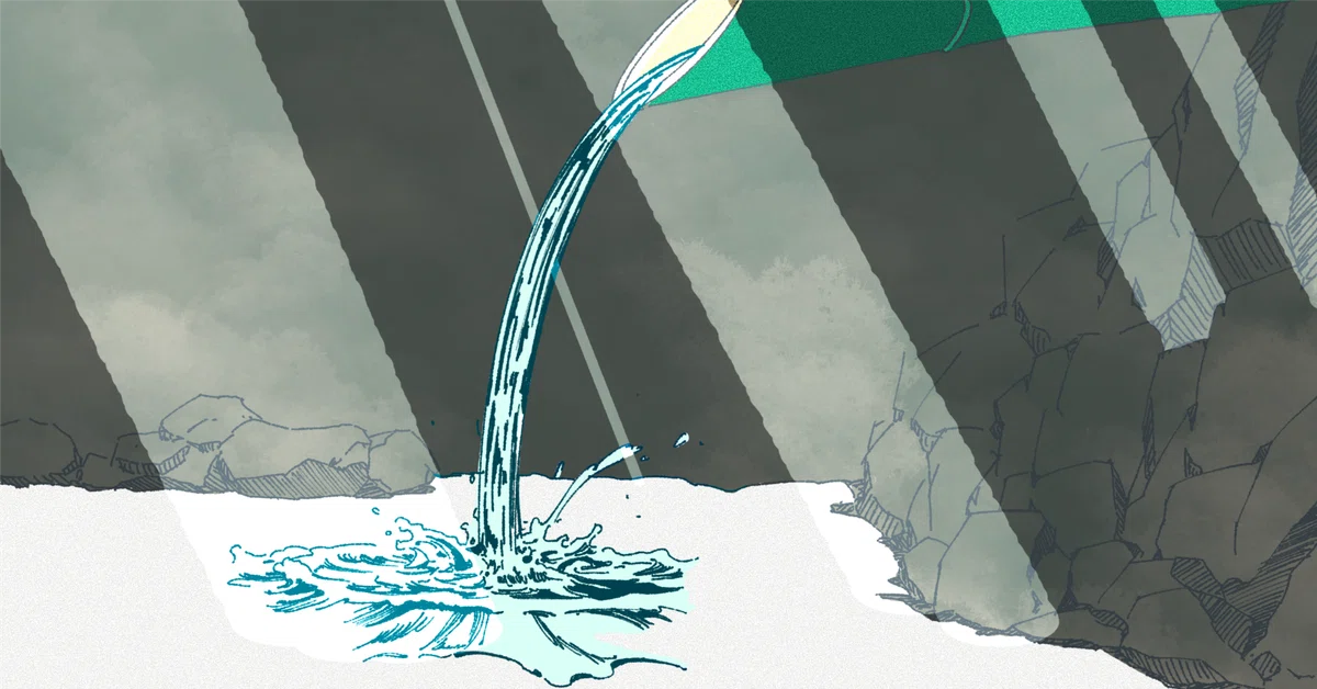 伊勢神宮の近くに湧水が、