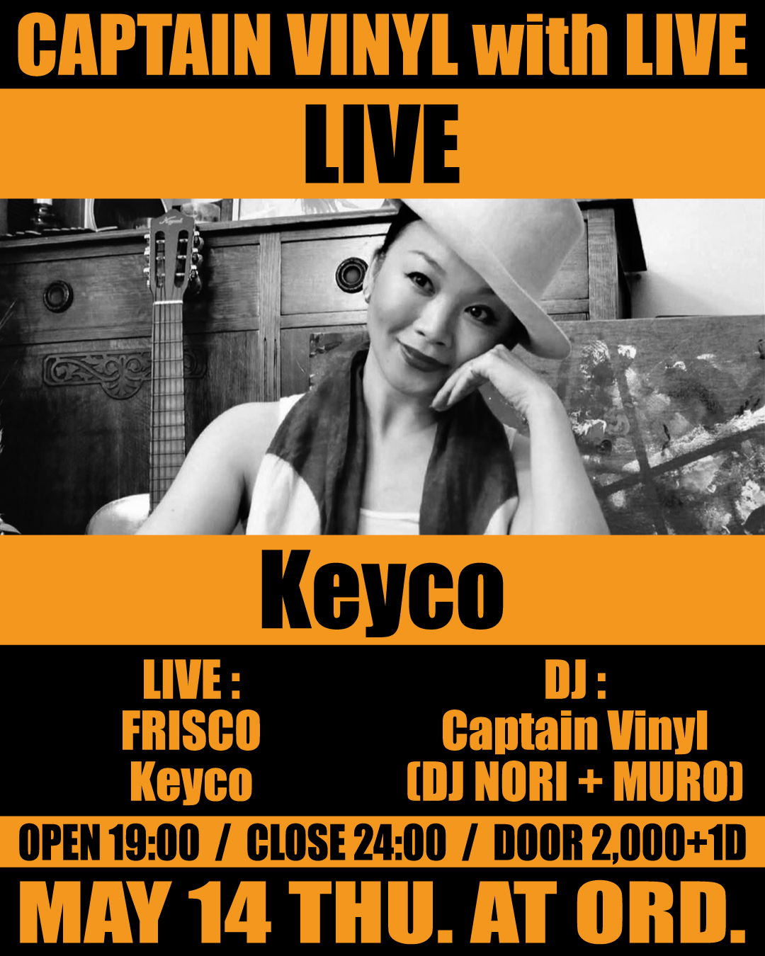 CAPTAIN VINYL with LIVE | Schedule | ORD. DAIKANYAMA