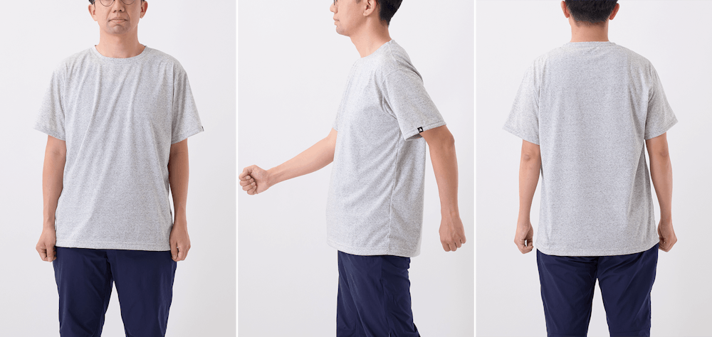 サイズ選びに迷ったら。YAMAP別注 生まれ変わったやまの服(はんそで / 2024)/UNISEX スタッフ着用画像集
