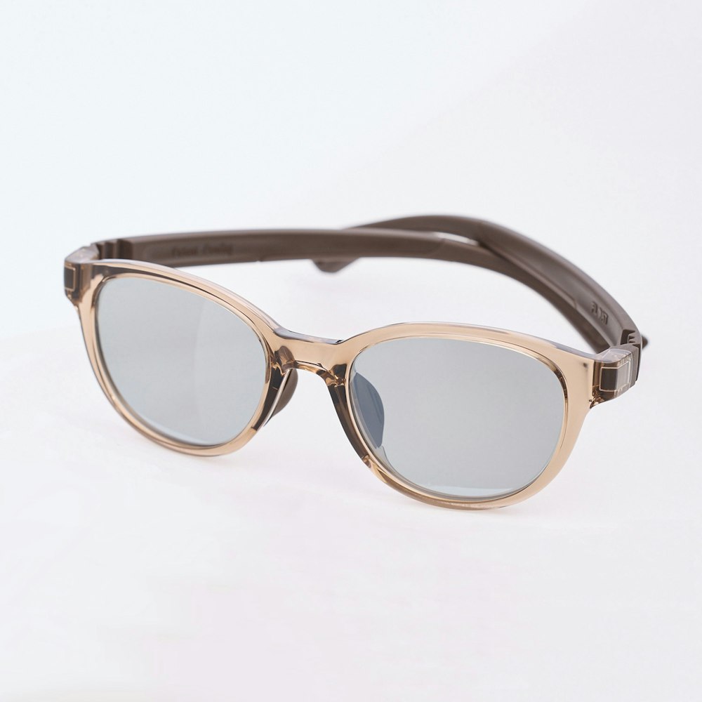 フラッシュミラーレンズ（クリアブラウン）