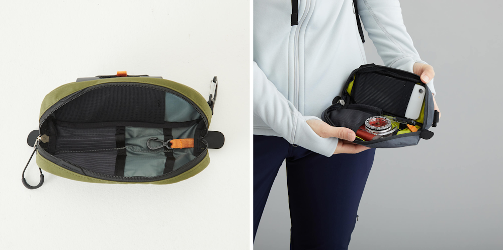 【PICKUP】先を急ぐ登山にはショルダーポケットの出番! 立ち止まることなく、必要時にはすぐにアクセス