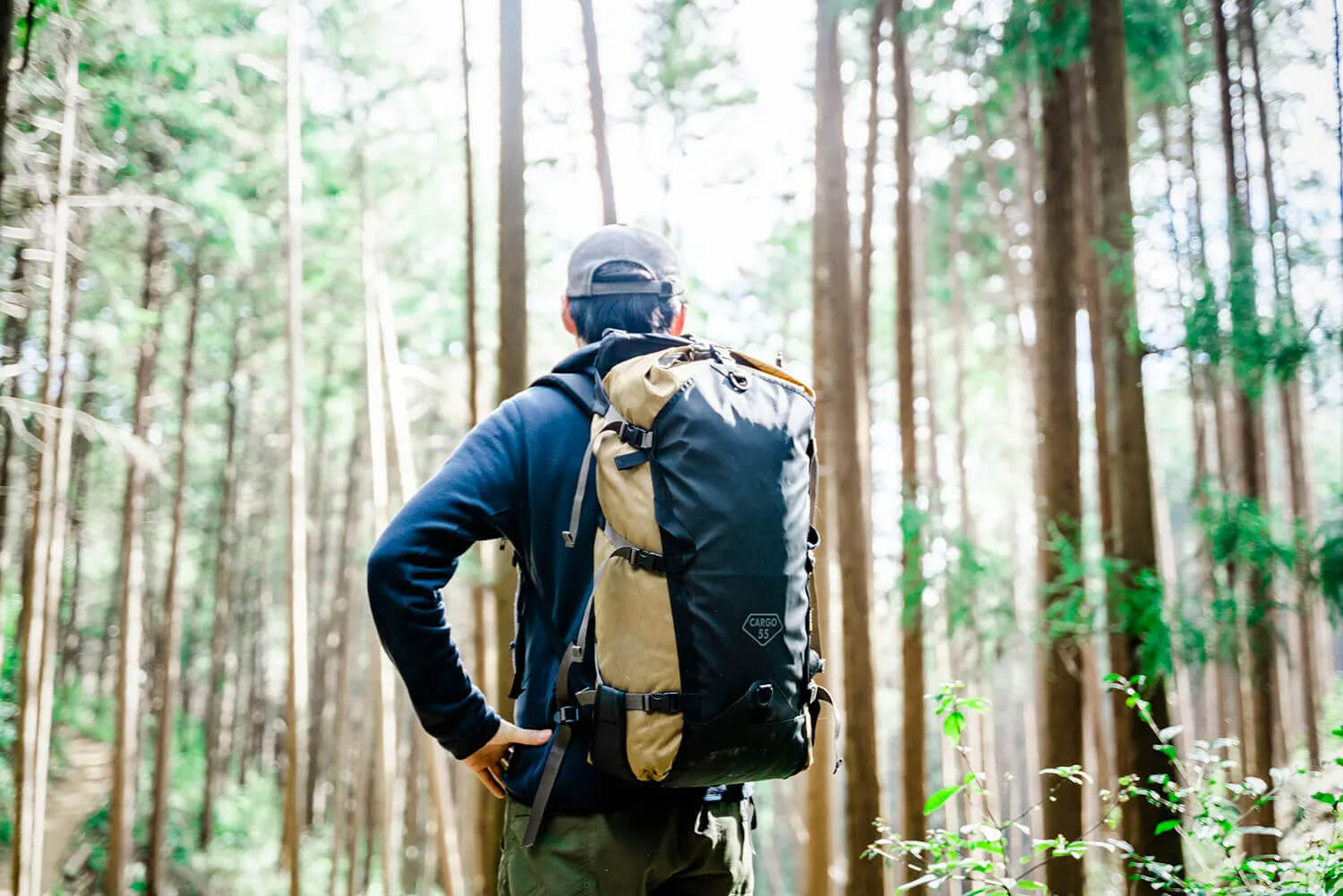 宅送] パーゴワークス カーゴ55 登山 キャンプ ロングトレイル - htii