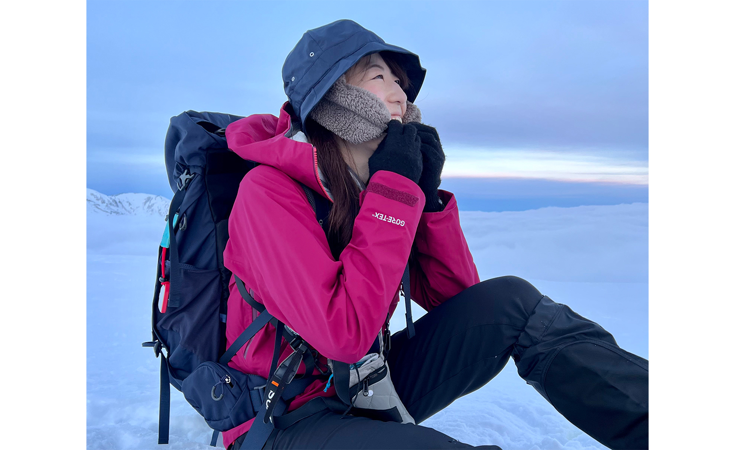 雪山登山 オファー ハット