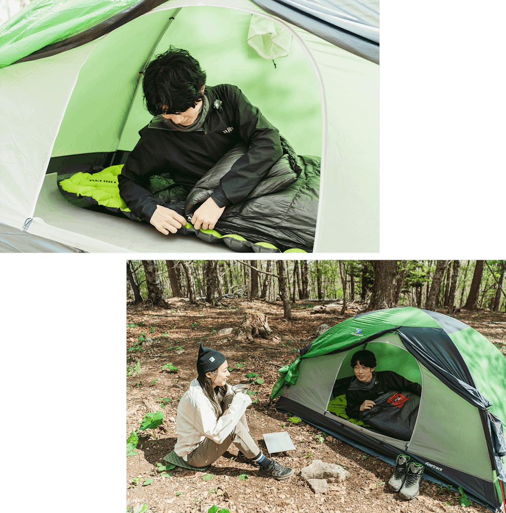 揃えたテント泊ギアをお試し! 新緑の山で「シミュレーション登山」をしてみよう