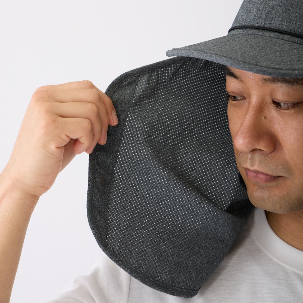 抜群の通気性!「ドットエア®︎」を使った軽量ヘッドウェア