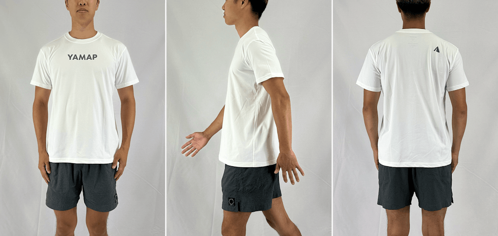 サイズ選びに迷ったら。YAMAPサンブロックロゴショートスリーブT/UNISEX スタッフ着用画像集