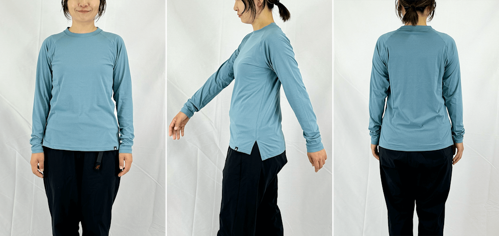 サイズ選びに迷ったら。YAMAPサンブロックロングスリーブT/UNISEX スタッフ着用画像集