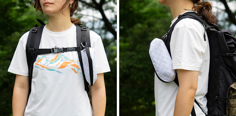 バックパックに外付け可能