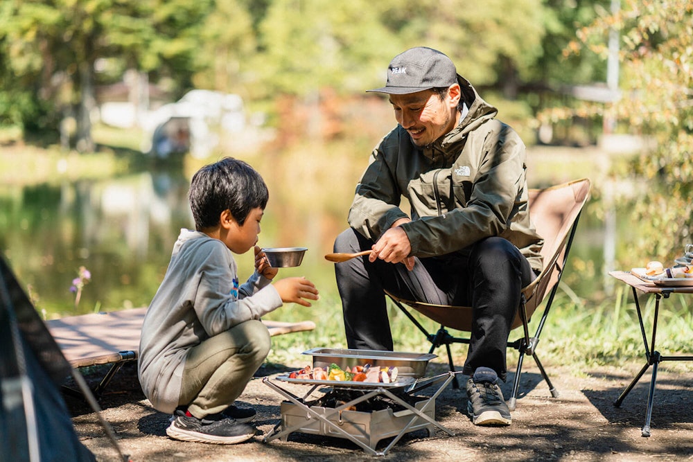 贅沢な朝ごはんタイム