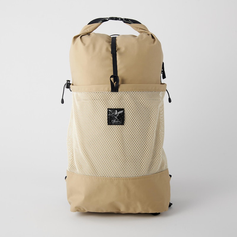 アンドワンダー ザック ちんちくりん 30~40ℓ ホワイト 登山 日帰り 小屋泊
