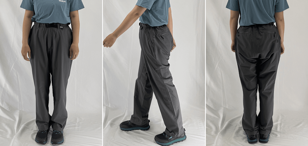 サイズ選びに迷ったら。YAMAP別注クールトレイルパンツ スタッフ着用画像集