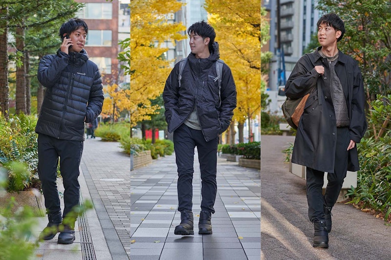 機能性重視の登山ウェアを街着に応用！山街兼用にオススメな「ブラック  