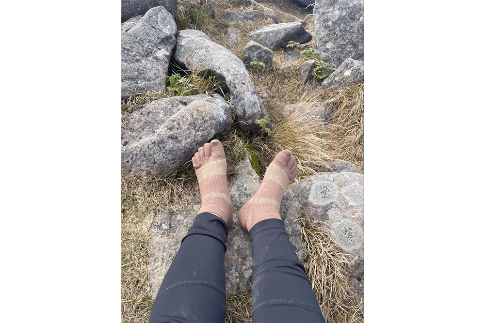 トレイルソックス ウールナイロン5本指ショート