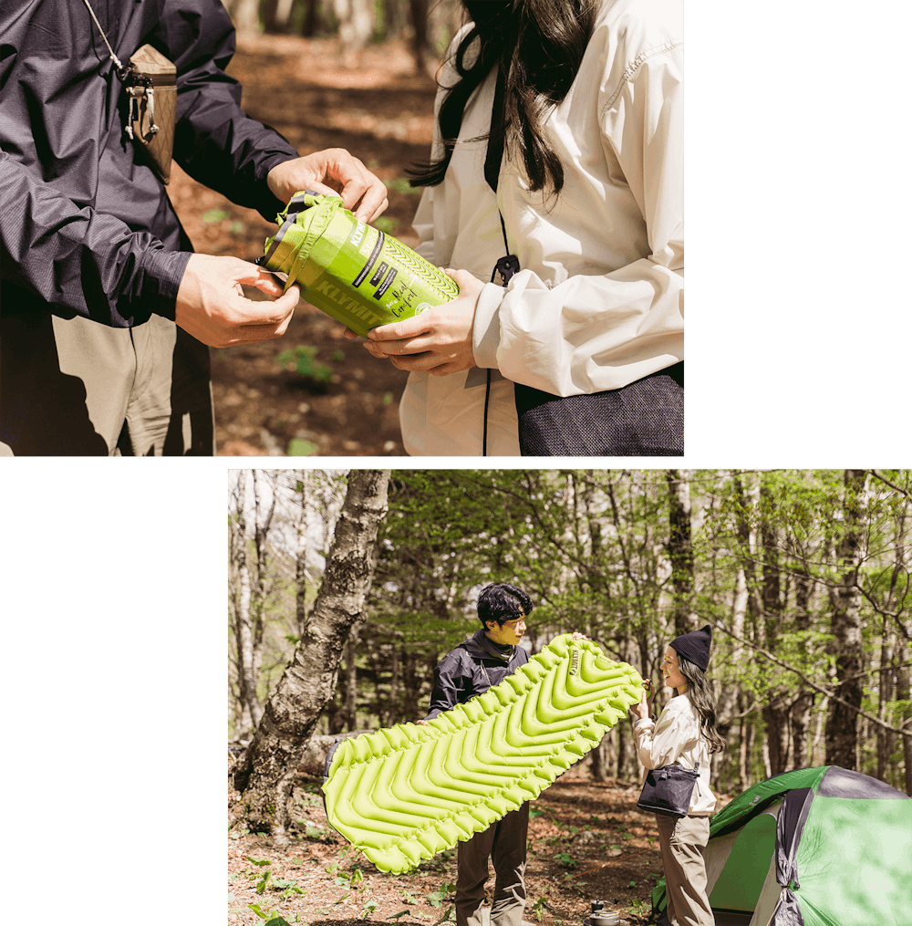 揃えたテント泊ギアをお試し! 新緑の山で「シミュレーション登山」をしてみよう