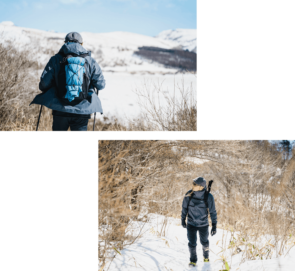 残雪期ハイクの山道具をナビゲート｜春まで使える賢いウェア&ギア選びのコツをお届け