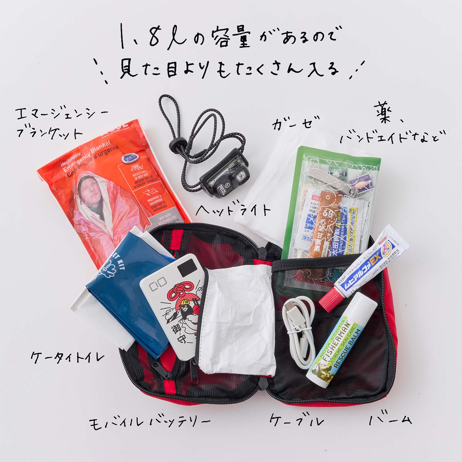 防災の日特集｜山道具は災害時の強い味方。「照・食・凌・寝・収」の5
