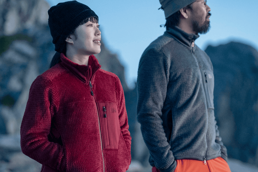 MOUNTAIN HARDWEAR YAMAP別注ポーラテックハイロフトグリッドシリーズ