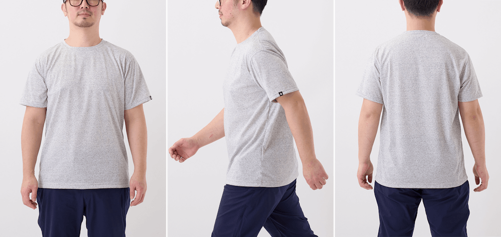 サイズ選びに迷ったら。YAMAP別注 生まれ変わったやまの服(はんそで / 2024)/UNISEX スタッフ着用画像集