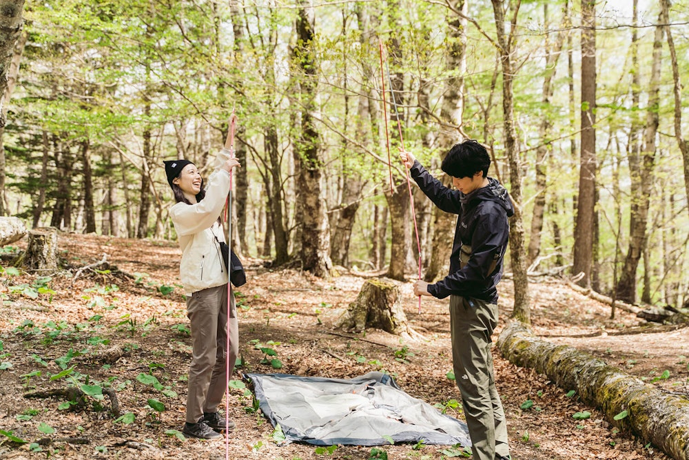 揃えたテント泊ギアをお試し! 新緑の山で「シミュレーション登山」をしてみよう