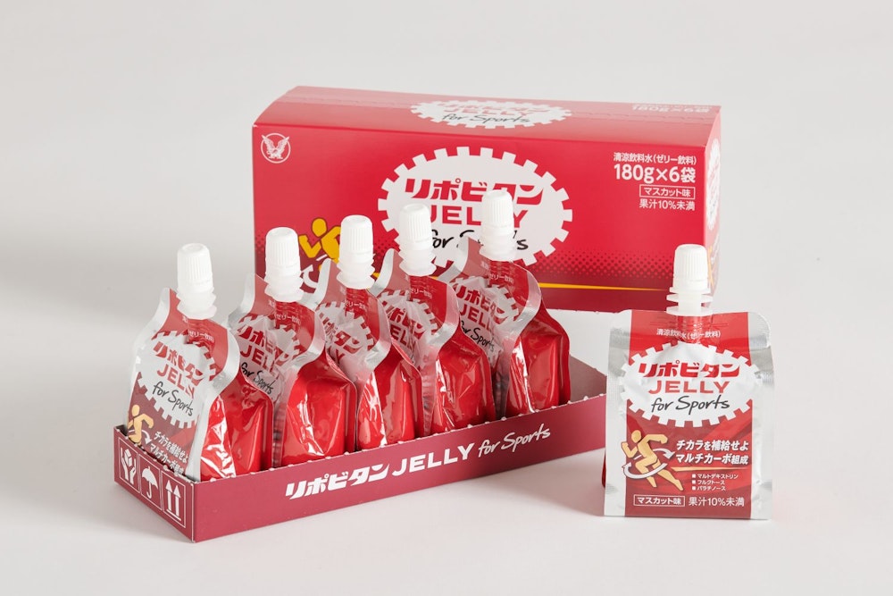 登山の栄養摂取の悩みを解決する「リポビタンゼリー for Sports〈清涼飲料水(ゼリー飲料)〉」