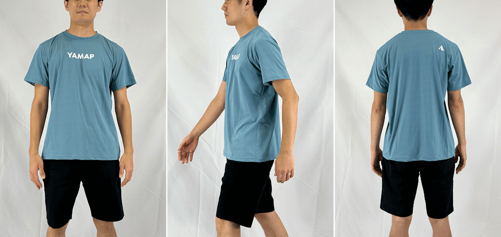 サイズ選びに迷ったら。YAMAPサンブロックロゴショートスリーブT/UNISEX スタッフ着用画像集