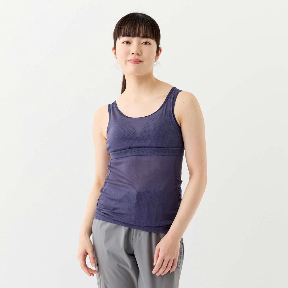 5位　finetrack × YAMAP別注 ドライレイヤーベーシックブラタンクトップ