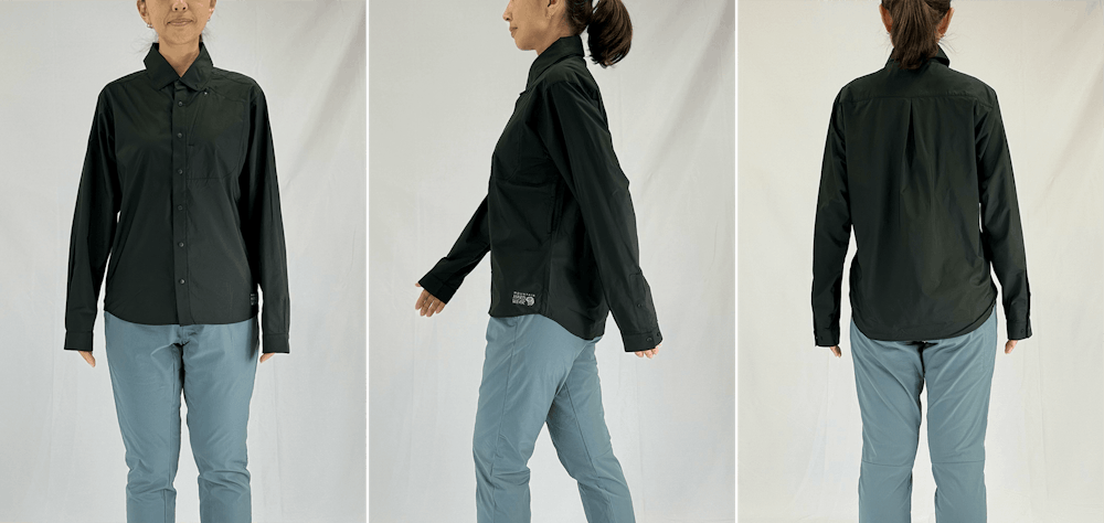 サイズ選びに迷ったら。YAMAP別注 コアエアシェルシャツ/UNISEX スタッフ着用画像集