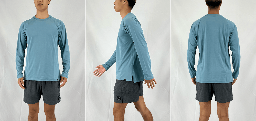サイズ選びに迷ったら。YAMAPサンブロックロングスリーブT/UNISEX スタッフ着用画像集