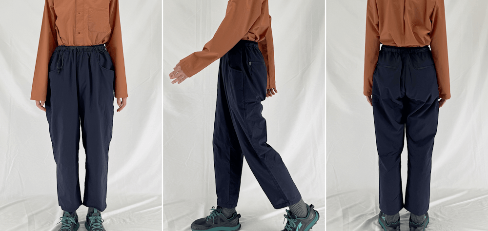 サイズ選びに迷ったら。YAMAP別注ヒュッテパンツ スタッフ着用画像集