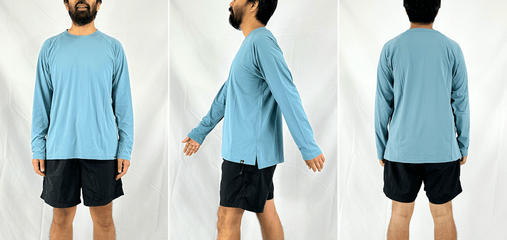 サイズ選びに迷ったら。YAMAPサンブロックロングスリーブT/UNISEX スタッフ着用画像集