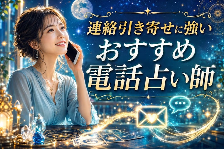 連絡引き寄せに強い電話占い師7選!音信不通・ブロック解除を叶える本物の鑑定士
