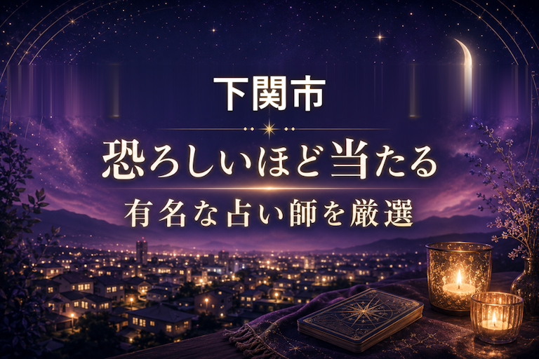 下関市で恐ろしいほど当たる占い!口コミで評判の占い師・占い館を厳選比較【霊視・恋愛・安い】