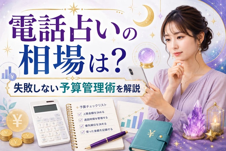 電話占いの相場は1分300円！対面占いとの比較や失敗しない予算管理術を解説