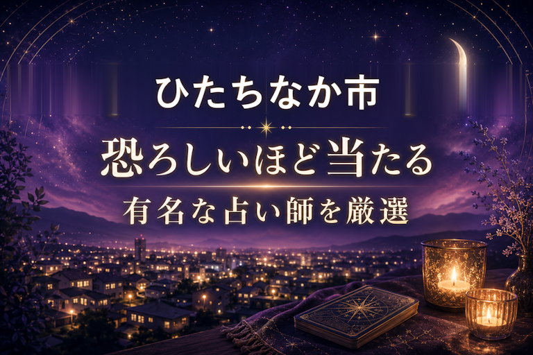 ひたちなかの当たる占いおすすめ8選!恐ろしいほど当たる占い師【霊視・恋愛・安い】