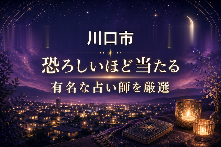 川口市で恐ろしいほど当たる占い!口コミで評判の占い師・占い館を厳選比較【霊視・恋愛・安い】
