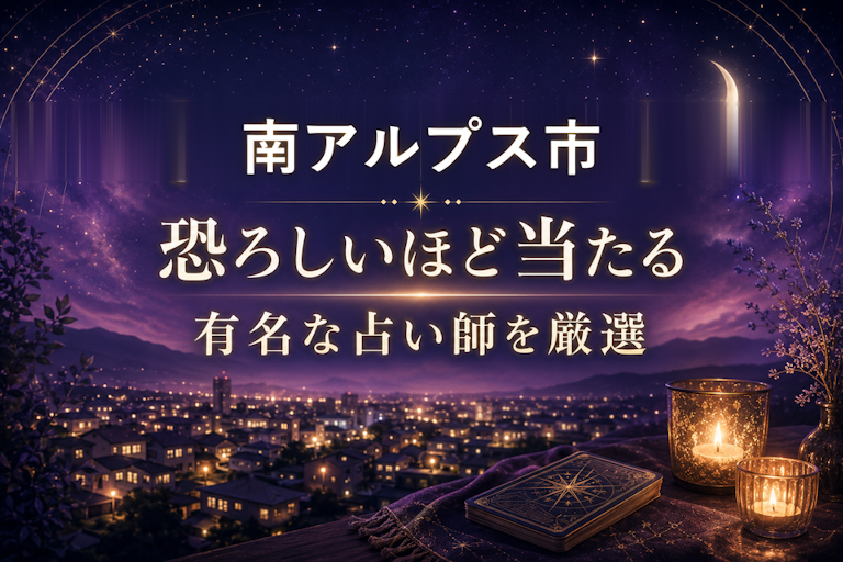 南アルプスの当たる占いおすすめ8選!恐ろしいほど当たる占い師【霊視・恋愛・安い】