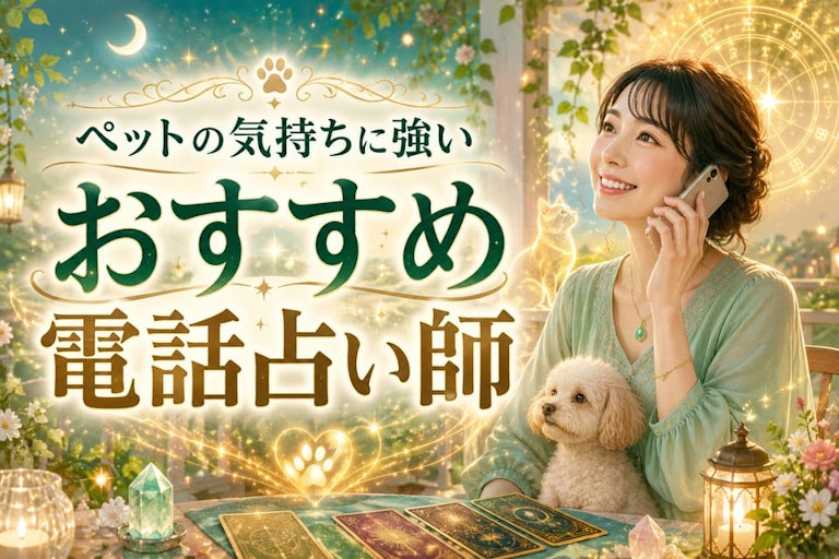 ペットの気持ちに強い当たると評判の電話占い師10選！本物の霊視・占術を徹底解説