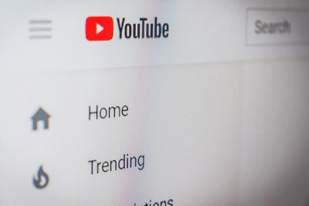 YouTubeのホーム画面