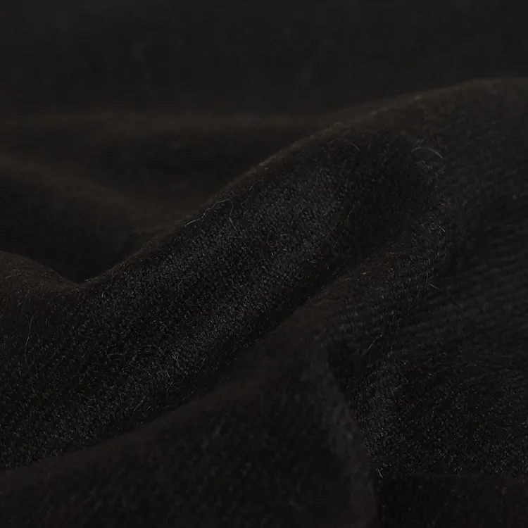 ナチュラルブラックベビーアルパカ アルパカストール Black - サムネイル 2