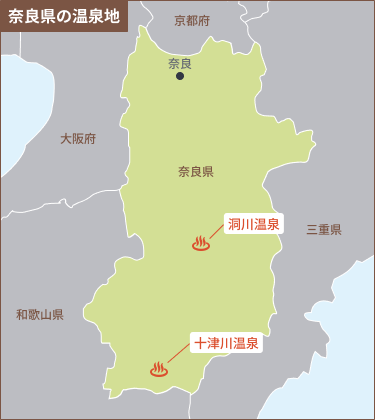 奈良のエリアマップ