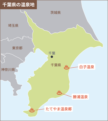千葉のエリアマップ