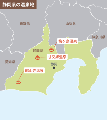 静岡のエリアマップ