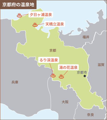 京都のエリアマップ
