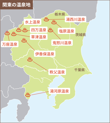 関東のエリアマップ