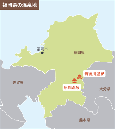 福岡のエリアマップ