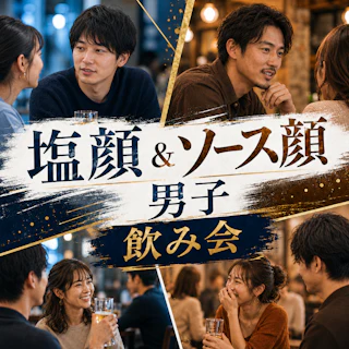 塩顔&ソース顔男子と出会える飲み会🍻