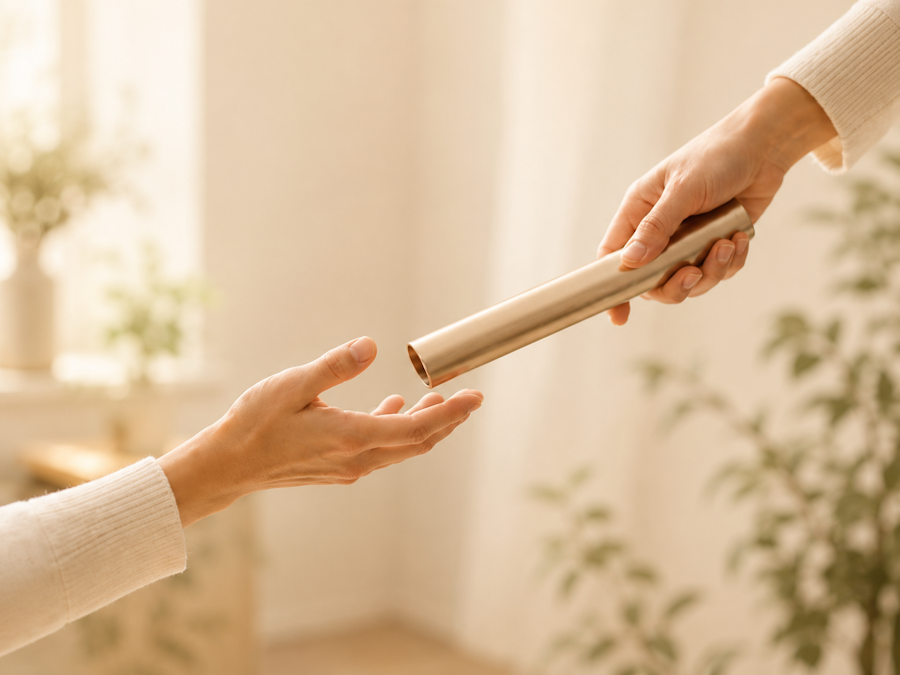 あなたは人生のバトンを、誰にどう託しますか