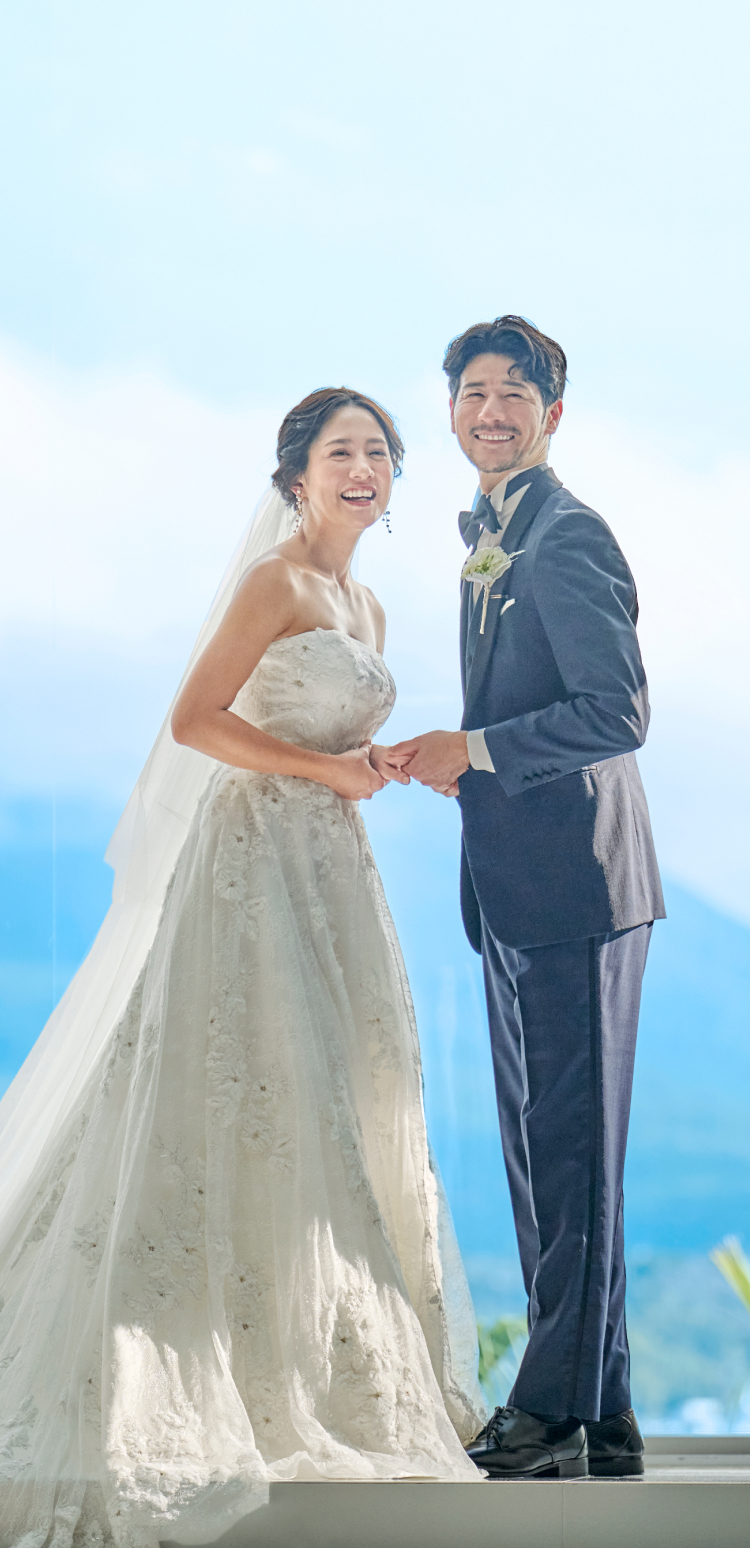 ウエディングレポート | 鹿児島の結婚式場「ザ・ベイスイート 桜島